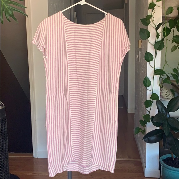 NWT Madewell dress with pockets & button back. - Picture 1 of 5